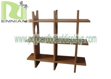 Recycled Material Cardboard Bookshelf Environmental Freindly Corrugated Cardboard Furniture Encf033