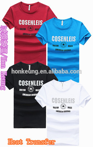 heat transfer printing on t-shirt textile