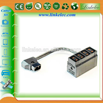 D tap cable with 4 female power tap