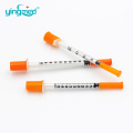 1ml Orange Cap Diabetic Insulinspritze mit Nadel