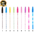 Glitter Engångs Tint Eyelash Brushes för förlängningar