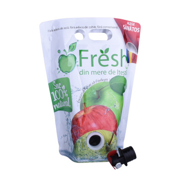 poche de bec refermable pour jus de fruits