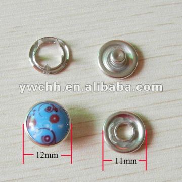 printing pearl prong snap button