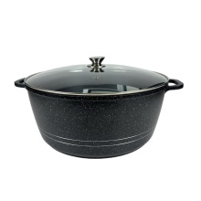 Nonstick Granite Cookware Sets Cast Aluminium Soup Pot 44cm