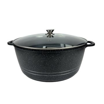 Nonstick Granite Cookware Sets Cast Aluminium Soup Pot 44cm