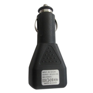 Mini USB Car Cigarette Charger, Measures 2.2 x 2.2 x 5cm