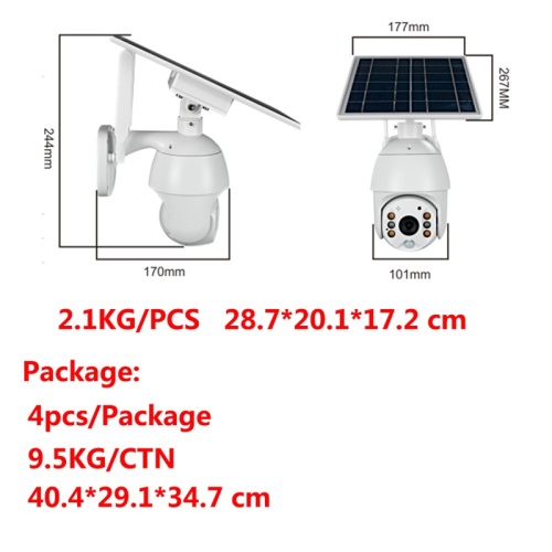 Outdoor PTZ CCTV IP kamera