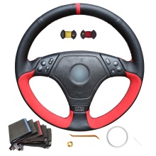 Custom Leather Steering Wheel Cover for BMW E36