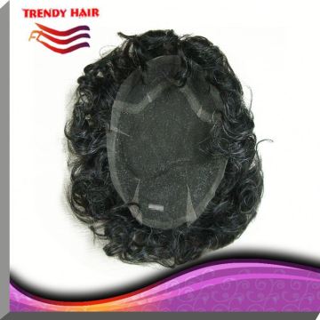 Humen Hair Bleached Knots Toupee