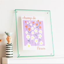 Magnetic Floating Frame Neon Acrylic Desktop Picture Frame