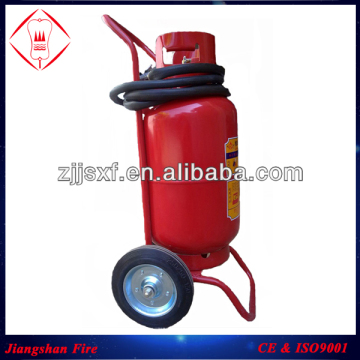 trolley type dry powder fire extinguishers