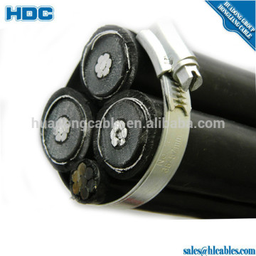 11kv 4 core abc cable overhead xlpe insulated cable