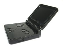 Black Handheld Game Player With Gba Sp And Lcd Screen