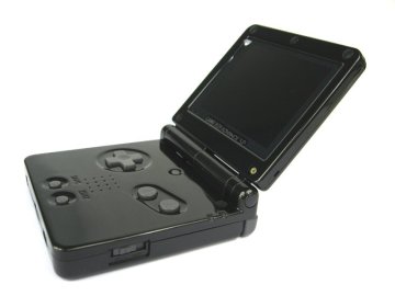 Black Handheld Game Player With Gba Sp And Lcd Screen