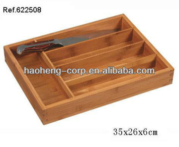 Bamboo Compartment Tray