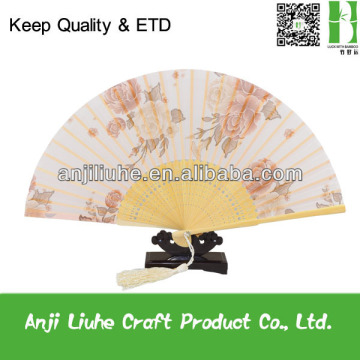 Foldable Silk Fabric Hand Fan