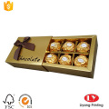 Fancy papieren chocolade verpakkingsdoos cadeau