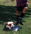 Equipamento de treino de futebol