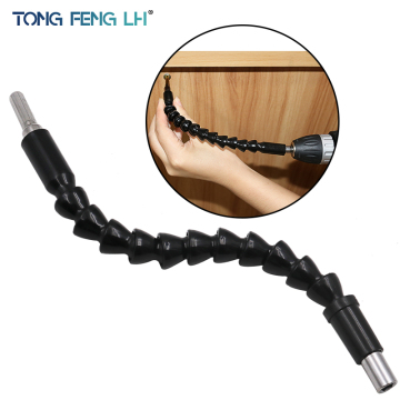 Repair Tools Black 132-295mm Flexible Shaft Bits Extention Screwdriver Bit Holder Connect Link Electronics Drill 1/4" Hex Shank