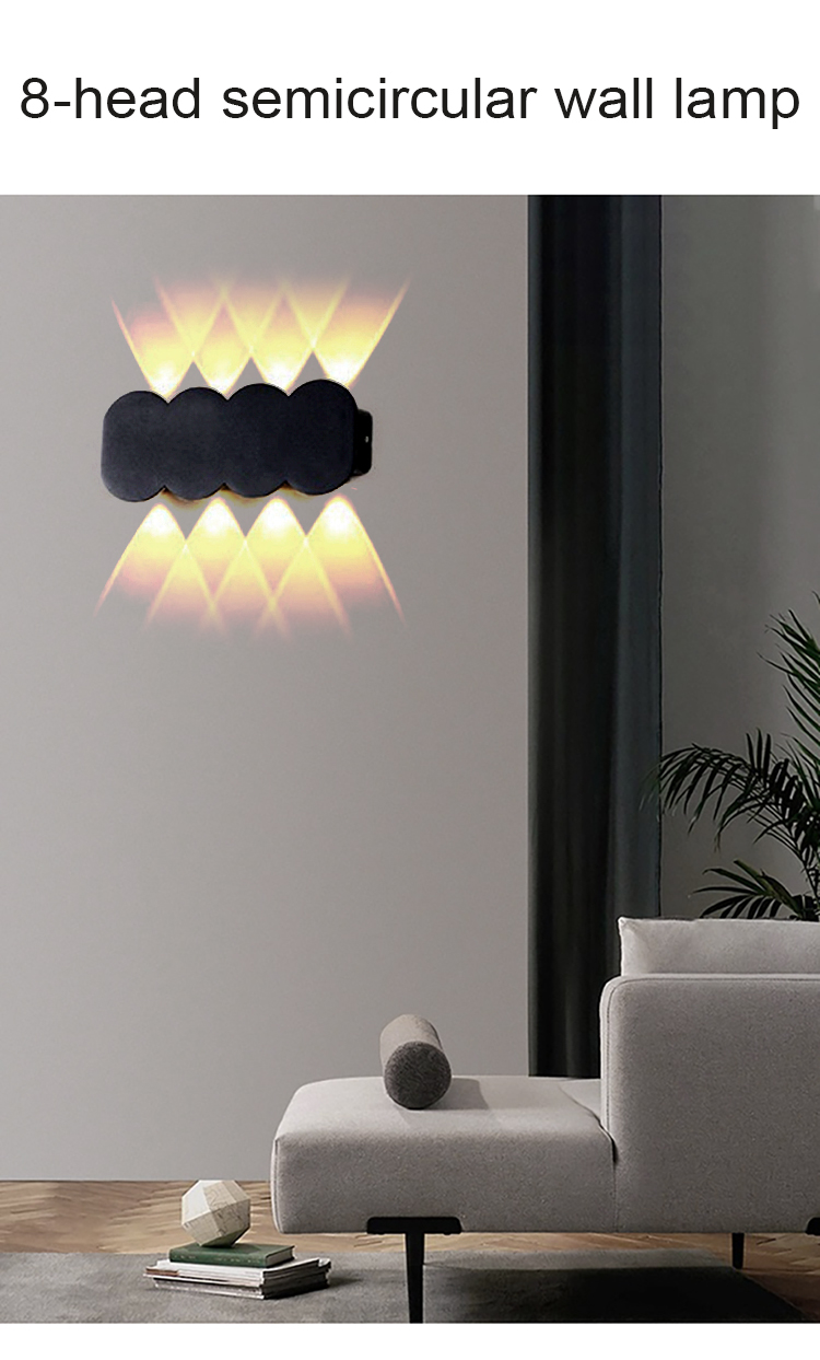 Aluminum Wall Light LED Waterproof IP65 Outdoor Wall Lamps Bedside Decoration Lighting Wall Lamp