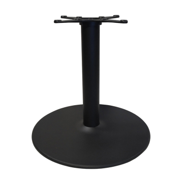 Round Sand Black Chinese Iron Bedroom Table Base