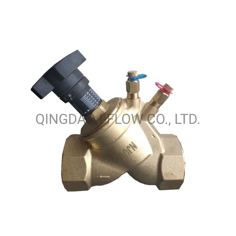 Threaded End Brass Static Balancing Valve DN15-DN50 Pn25