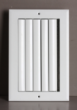 Sidewall/Ceiling Adjustable Curved Register