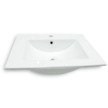 White Ceramic Hand Wash Sinks for Cabinet