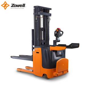 New 2 Ton Electric Standing-on Stacker High Quality