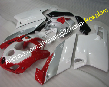 Ducati 749/999 (2005-2006) Motorcycle Bodywork Parts - Red/White Fairings Kit