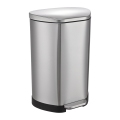 30L Kitchen Rectangle Stainless Steel Steel Recycle Trash Can
