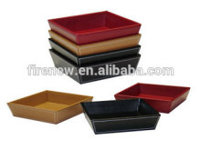 Faux Leather PU Key Tray, Small Serving Tray