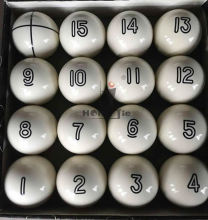 New Style 68 mm Resin Russian Billiards Balls Sets