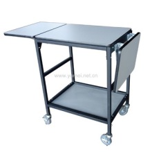 Adjustable Mobile Work Table with Casters