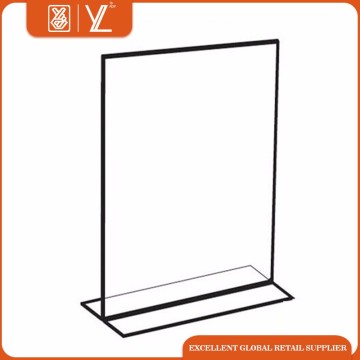 Clear Plastic Acrylic Table Tent Display Stand