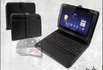 Lightweight / Compact / Stylish Protect Tablet Pc Motorola Xoom Keyboard Case / Cases