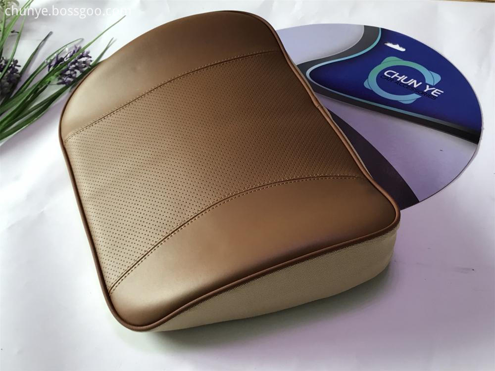 Genuine Leather Auto Lumbar Support Cushion