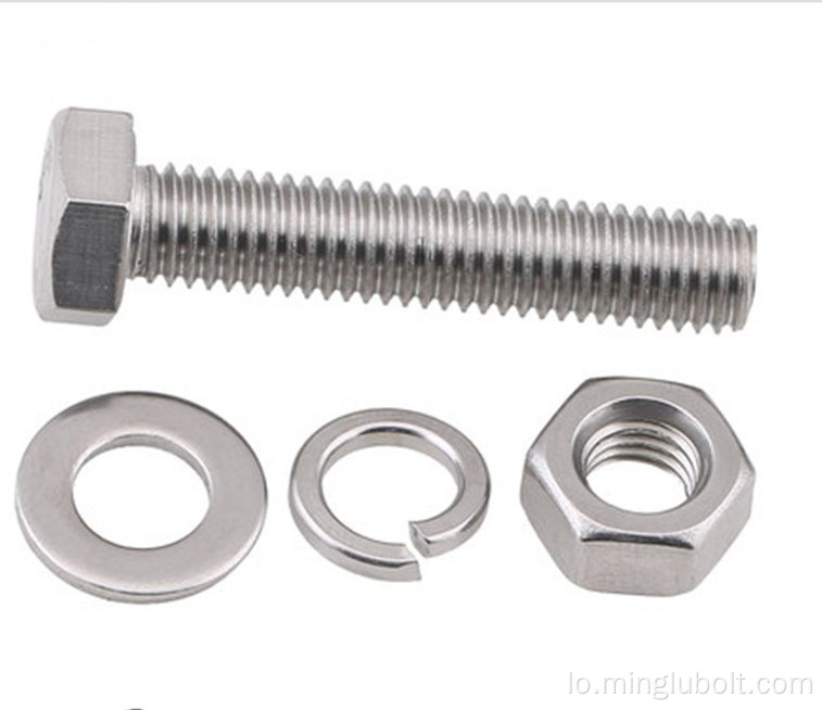 ສະແຕນເລດ screw hexagon screw