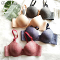 Effen kleur Sexy naadloze Bras draadloze beha