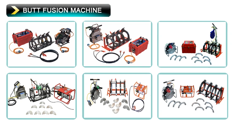 HDPE PE PVC Pipe Hydraulic Butt Fusion Welding Machine