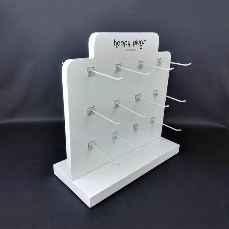 Acrylic counter earphone eyelash display stand card display promotional gifts display