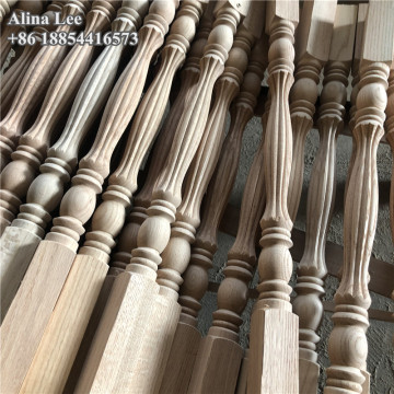 China Decorative Wood Spindles Balusters for Stairs