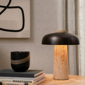Nordic Modern Yellow Cave Stone LED Table Lamp