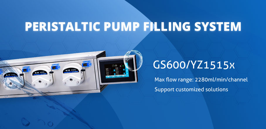 GS6004 Channels Peristaltic Pump