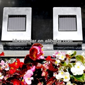 LED Stainless Steel Outdoor Solar Wall Light