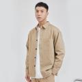 Business Casual Cardigan new solid color lapel shirt