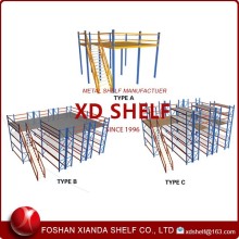 Warehouse Storage Racking System Steel Floor Pallest Rack Mezzanine