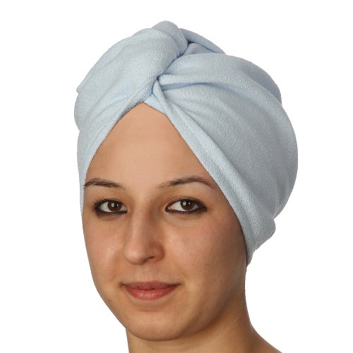 Evde oyun salonu için saç kurutma makinesi turban havlu sarma