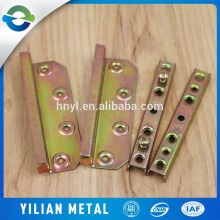 Steel bed clamp finish with zinc plated for bed connection or support