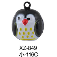 Custom Brass Bell Cartoon Owl Jingle Bells